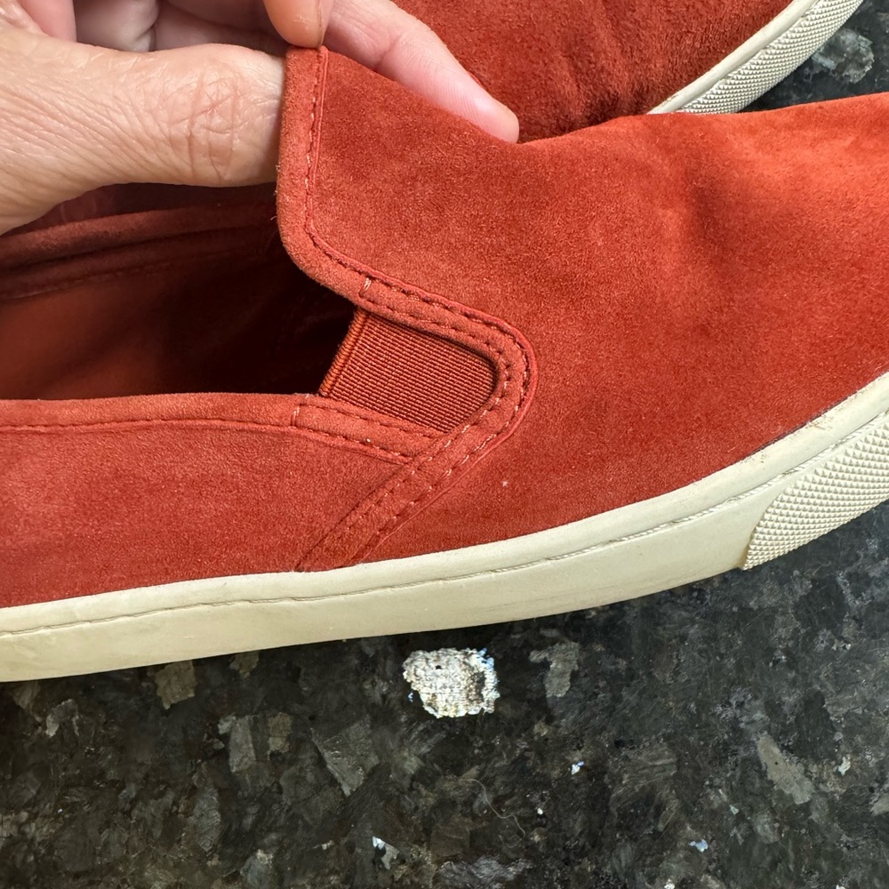 Tory Burch Burnt Orange Suede Footwear - Picture 9 of 9